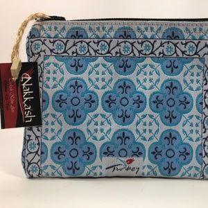 TRADITIONAL TURKISH WALLET COIN MAKEUP ZIP BAG NEW